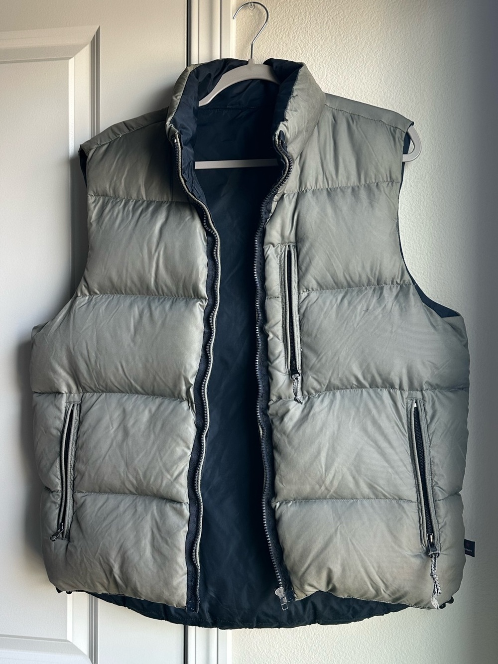 Vintage Old Navy Reversible Down-Filled Puffer Vest